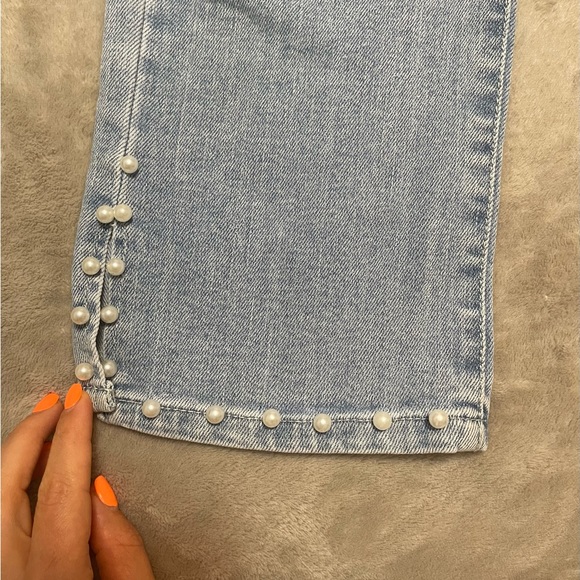 Beautiful girls pants with pearls new - Picture 5 of 12